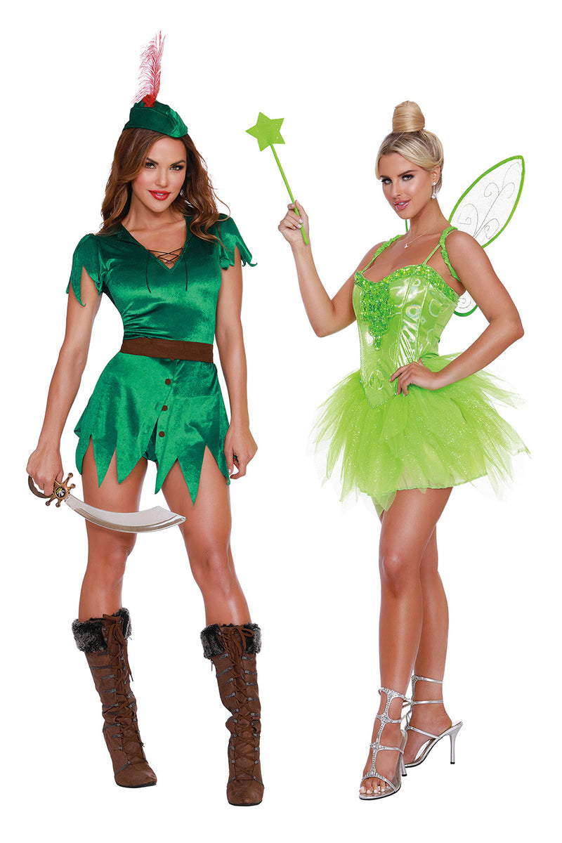 Fairy Licious Aqua Fairy Costume 5 Pieces Sz Large Girls Costume (missing  crown)