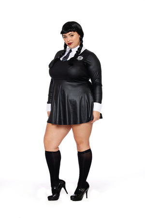 Dreamgirl Plus Size Gothic Schoolgirl