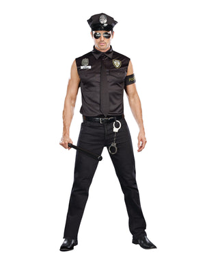 Dirty Cop Officer "Ed Banger" Men's Costume Dreamgirl Costume