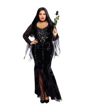 Plus Size Frightfully Beautiful Women's Costume Dreamgirl Costume