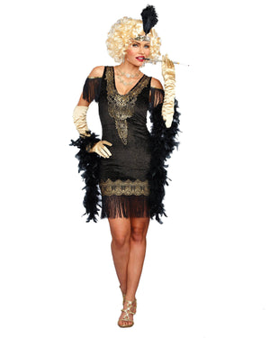 Swanky Flapper Women's Costume Dreamgirl Costume