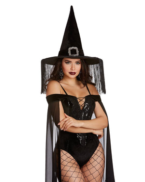 Wicked Witch Hat Headpiece Dreamgirl Costume