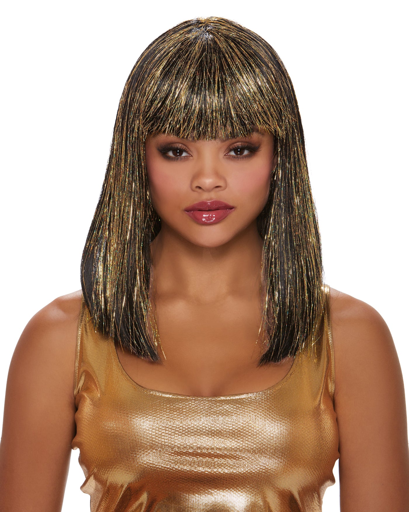 Dreamgirl Long Tinsel with Bangs Wig Dreamgirl Costume